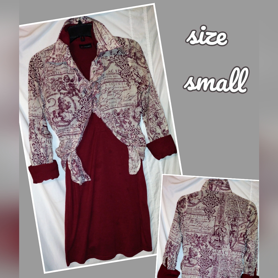 Dress W/Optional Button Up Longsleeve